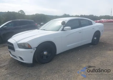 2012 Dodge Charger Police z USA, uszkodzony, nr VIN 2C3CDXAG7CH304906